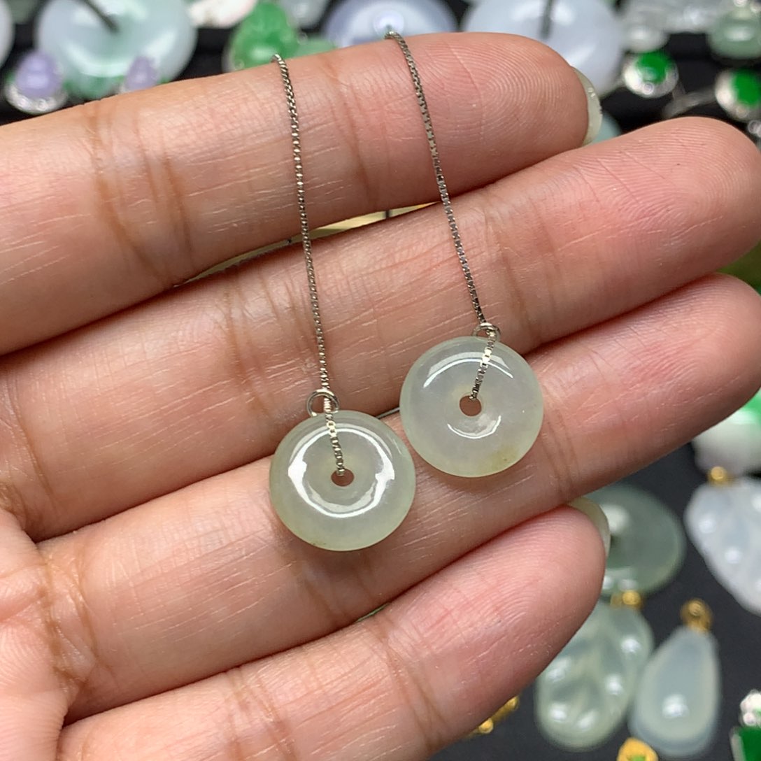 吊坠(不含链)未镶嵌翡翠有纹裂