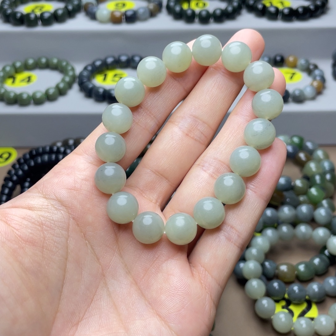 和田玉未镶嵌手链