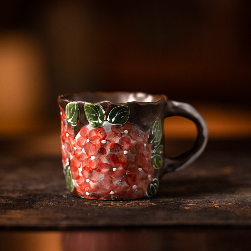 133景德镇高温釉下彩手工手绘设计师款式