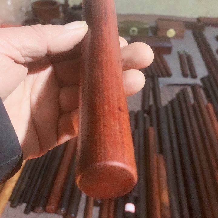 东非黑黄檀（紫光檀）宝*傅紫檀木面棍