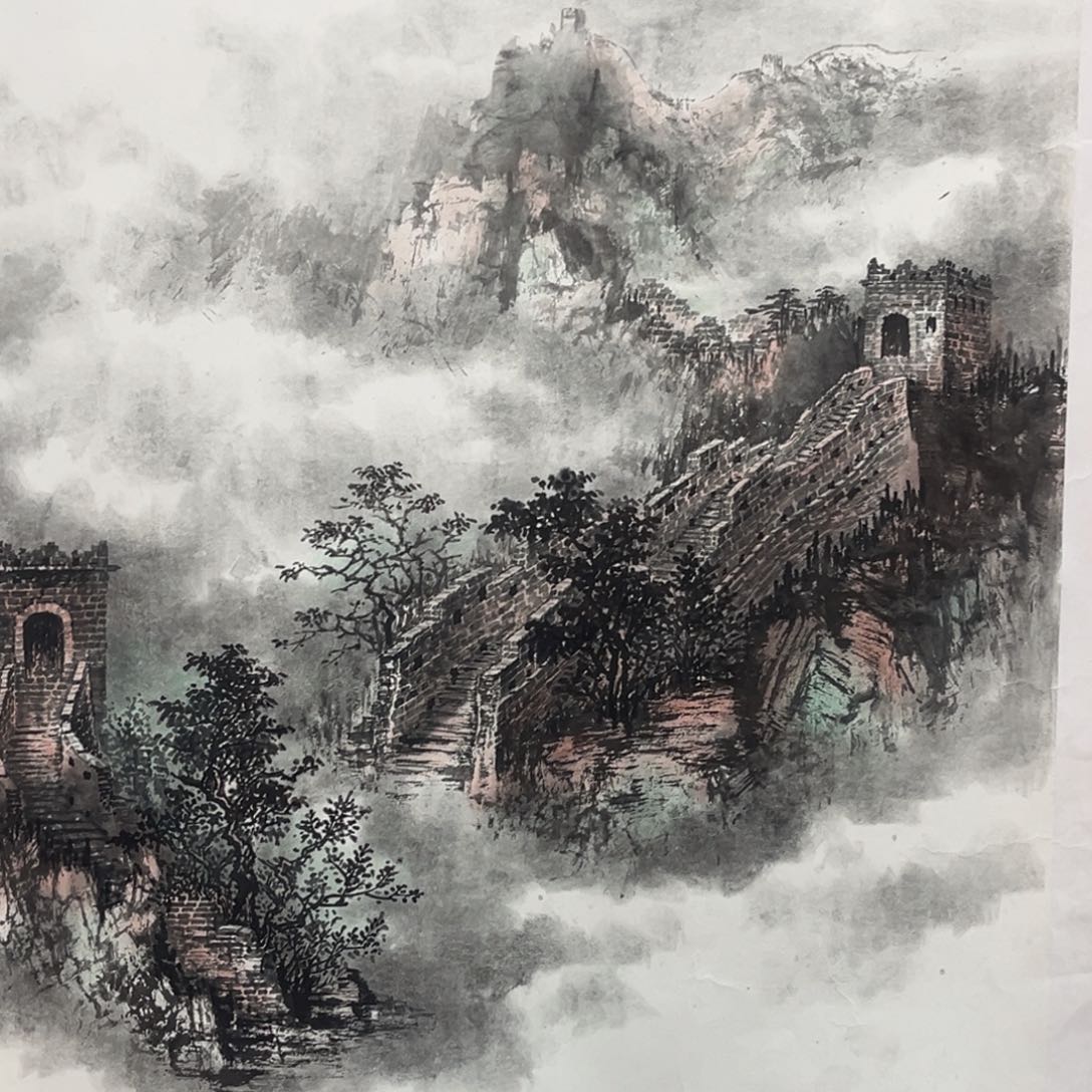 国画绘画作品多次参加全国