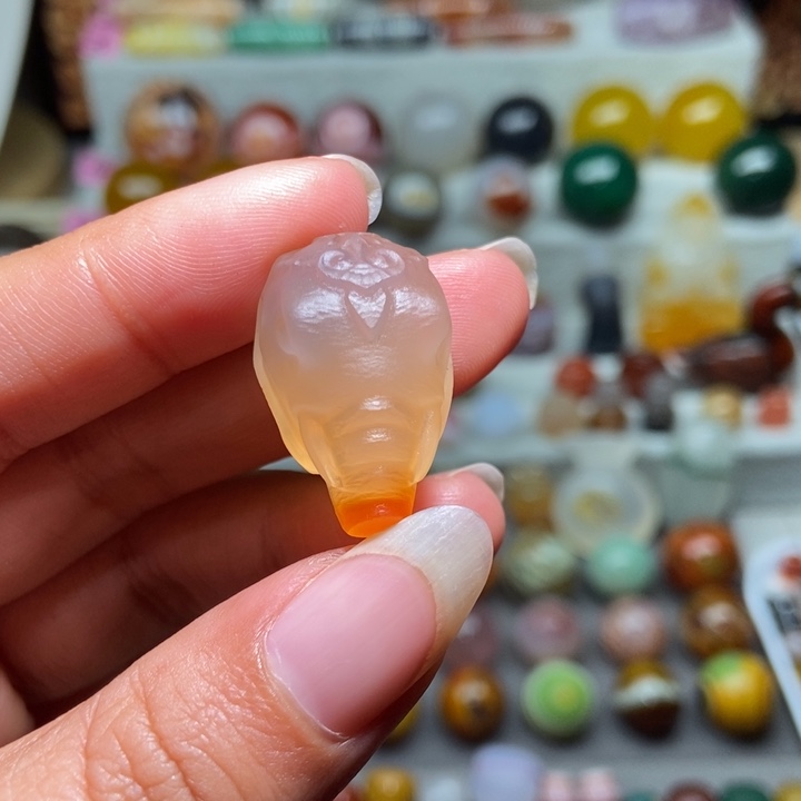 未镶嵌配珠玛瑙/玉髓二****骨