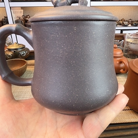 茶壶紫砂宜兴紫砂天青350左右半手