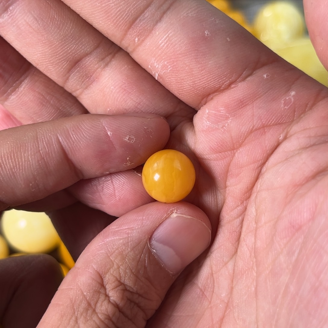 琥珀裸石未镶嵌守*蜜蜡焦皮料12加