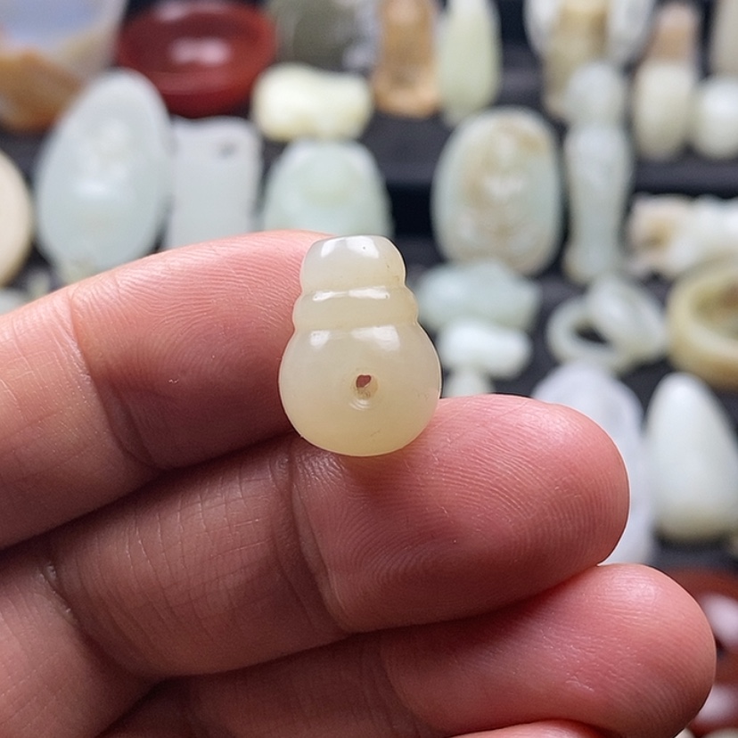 【闪购商品】和田玉三通未镶嵌