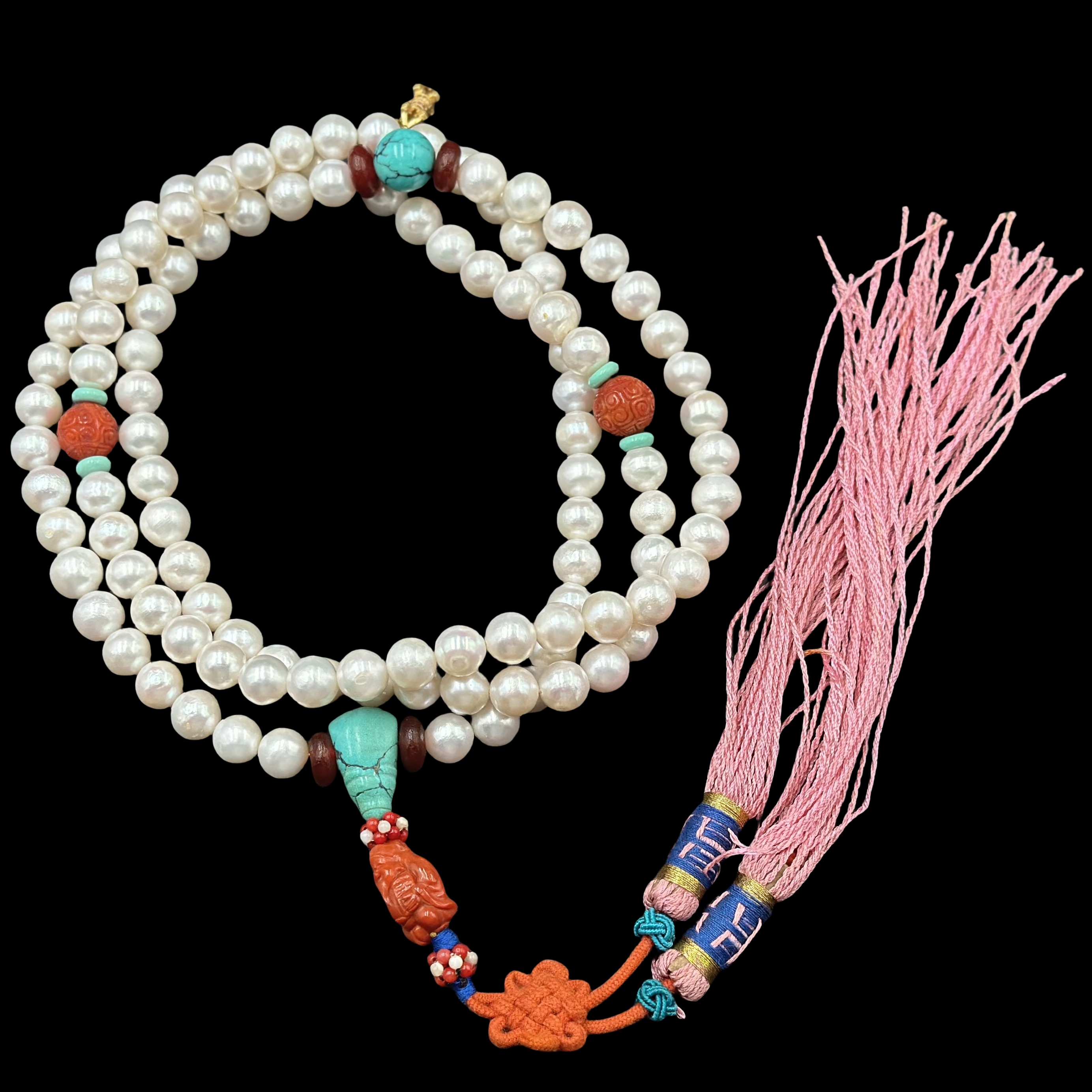 清代珍珠108籽【华夏藏古】06127