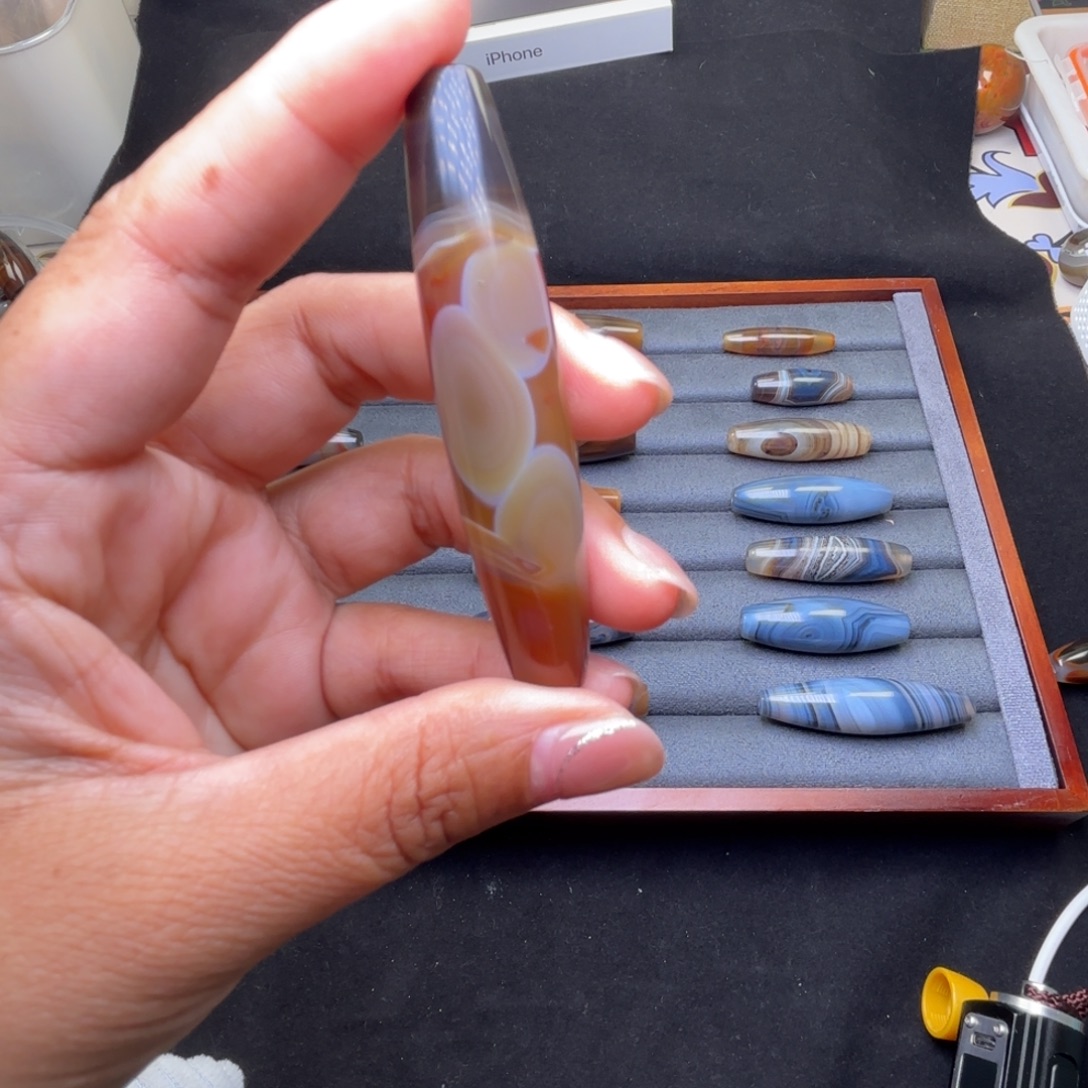 廖***山玛瑙/玉髓未镶嵌颈饰