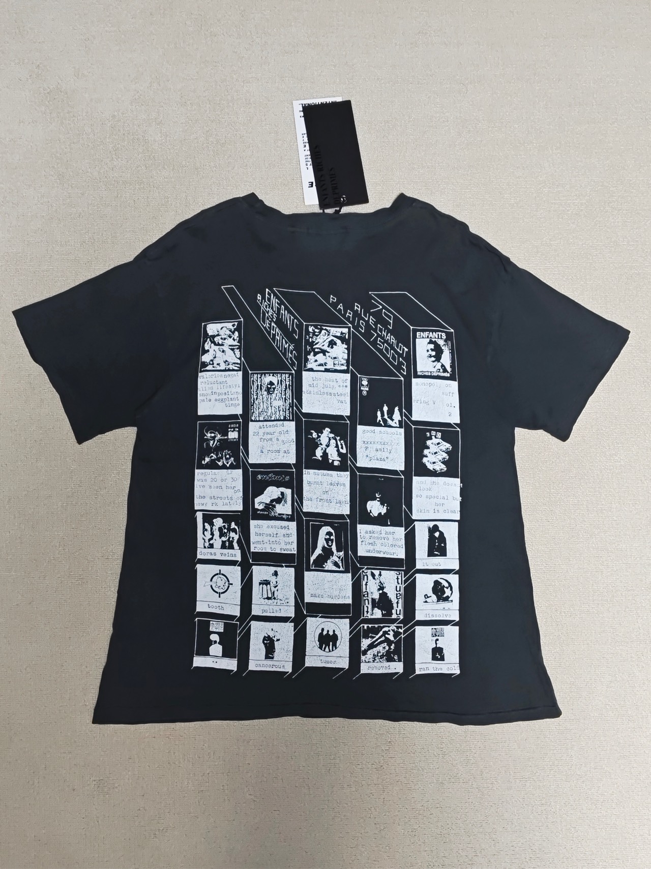 99新  Enfants Riches Deprimes 档案库做旧水洗短袖