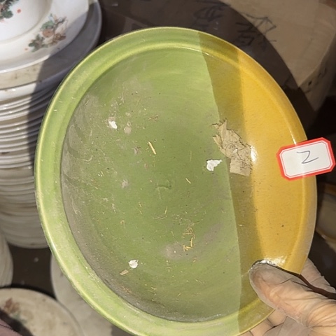 瓷片国营厂库存微瑕19厘米2