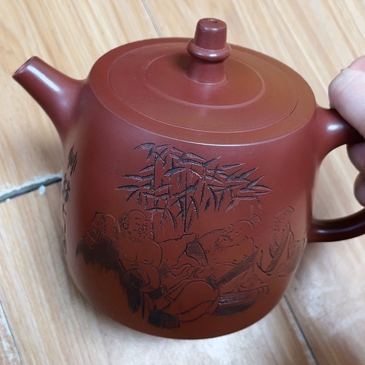 紫砂茶壶慕*行原矿手工