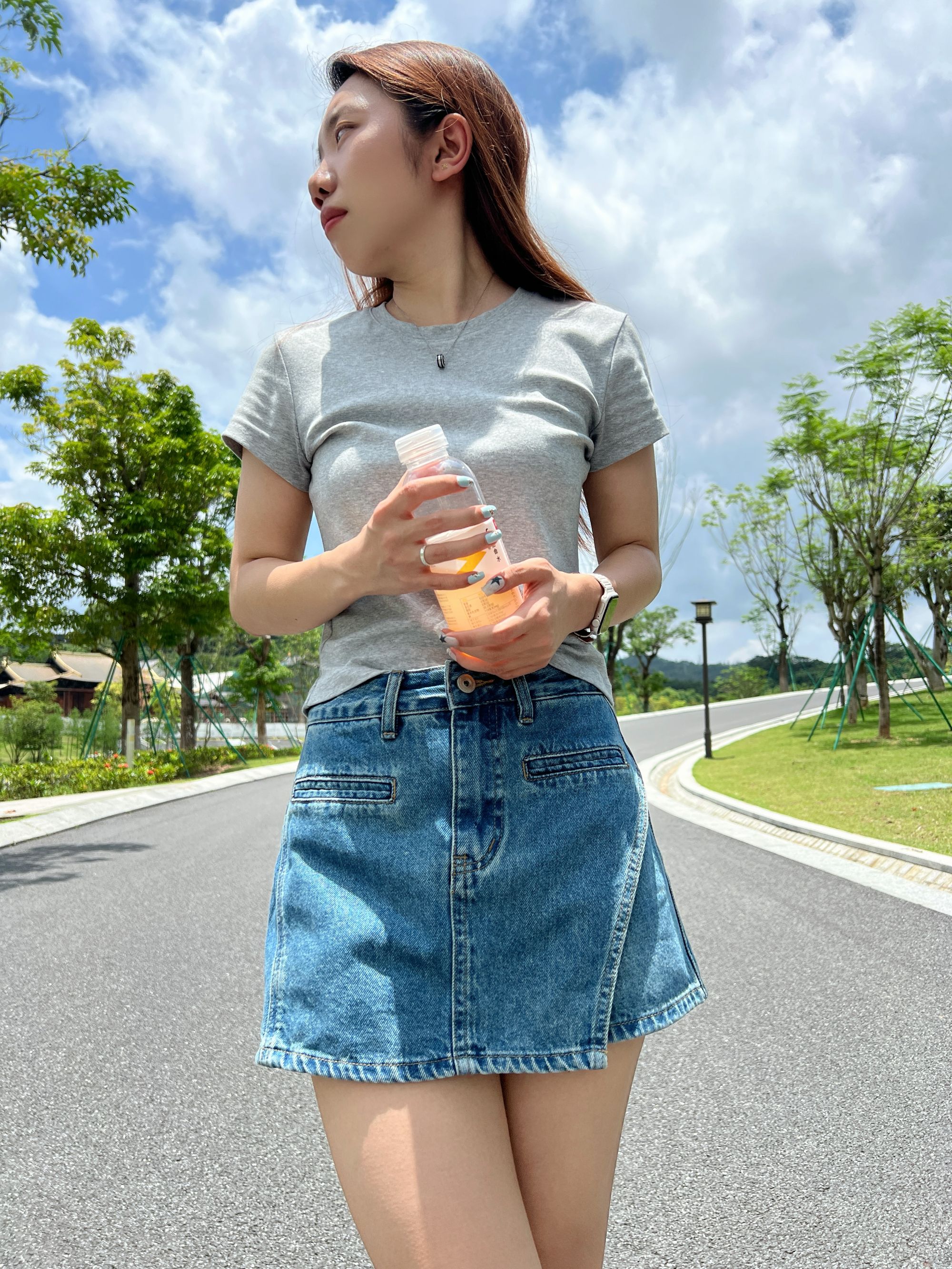 2025新款牛仔短裤短裙运动户外休闲