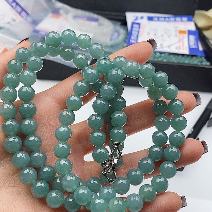 翡翠手链未镶嵌大*肚