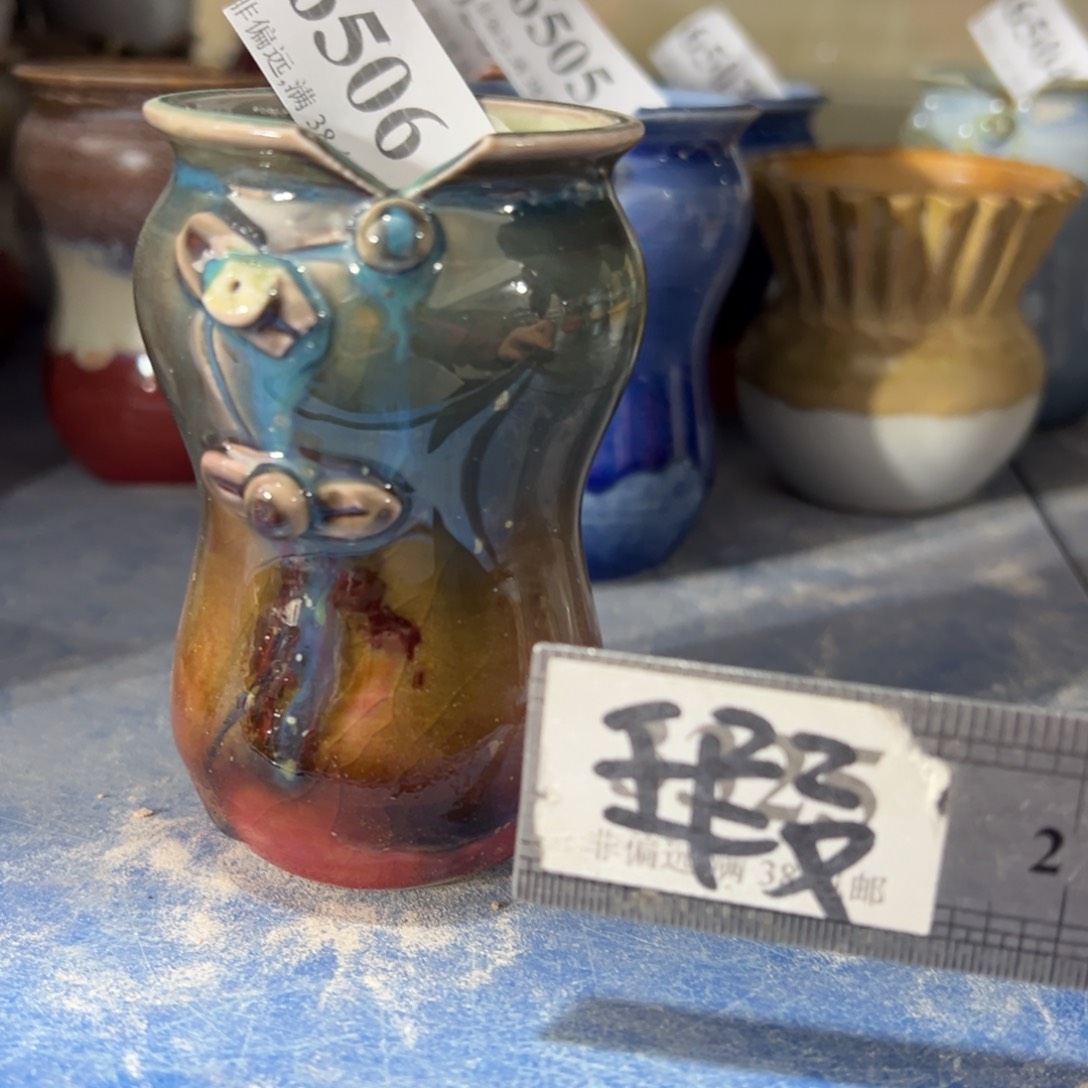 陶瓷瑕疵景德镇手工花盆