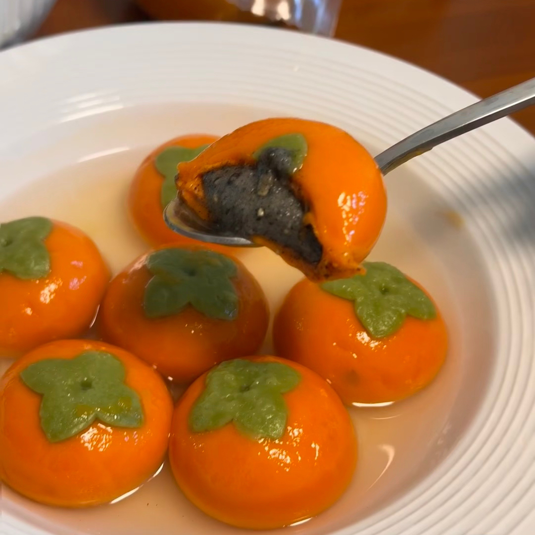 柿柿如意黑芝麻汤圆