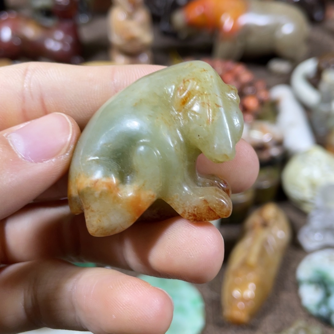 和田玉未镶嵌吊坠(不含链)