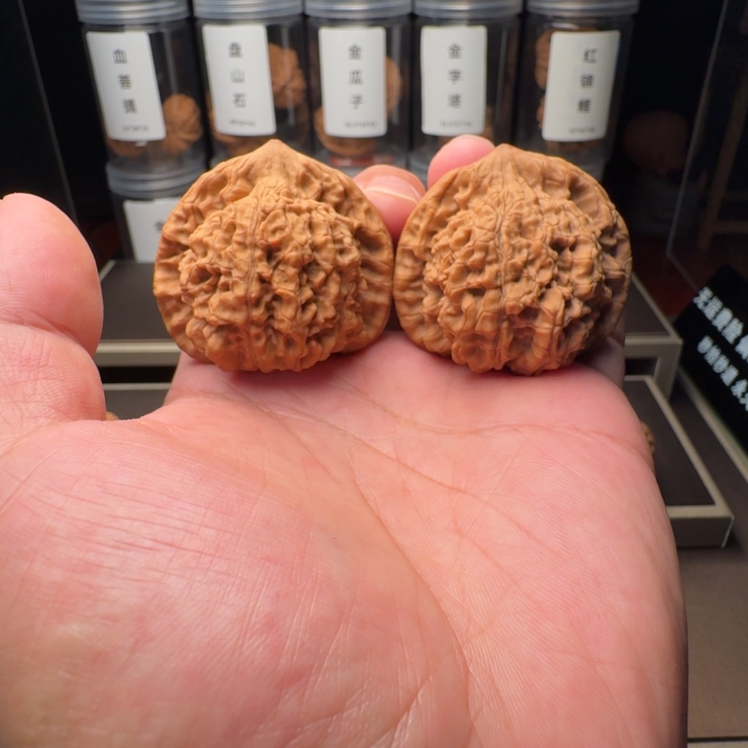 吊坠文玩核桃官帽46全品白茬