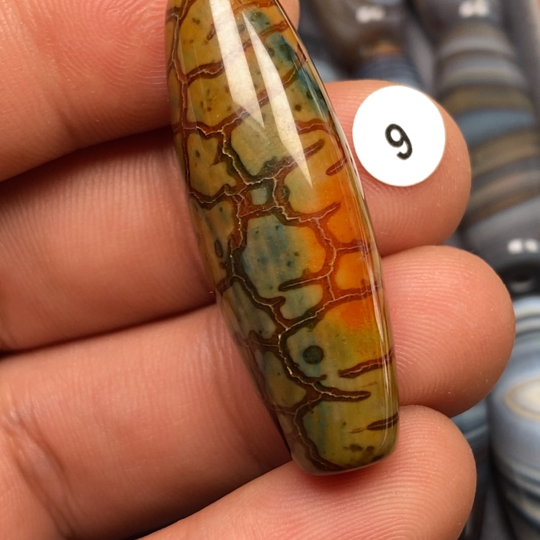 周***始玛瑙/玉髓未镶嵌颈饰挂件