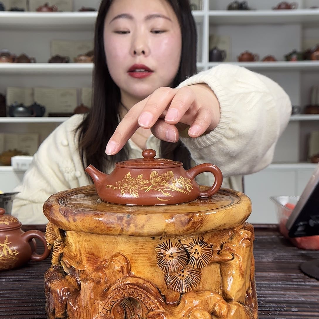 紫砂茶壶一壶李一壶李
