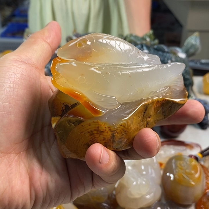 玛瑙/玉髓吊坠(不含链)未镶嵌