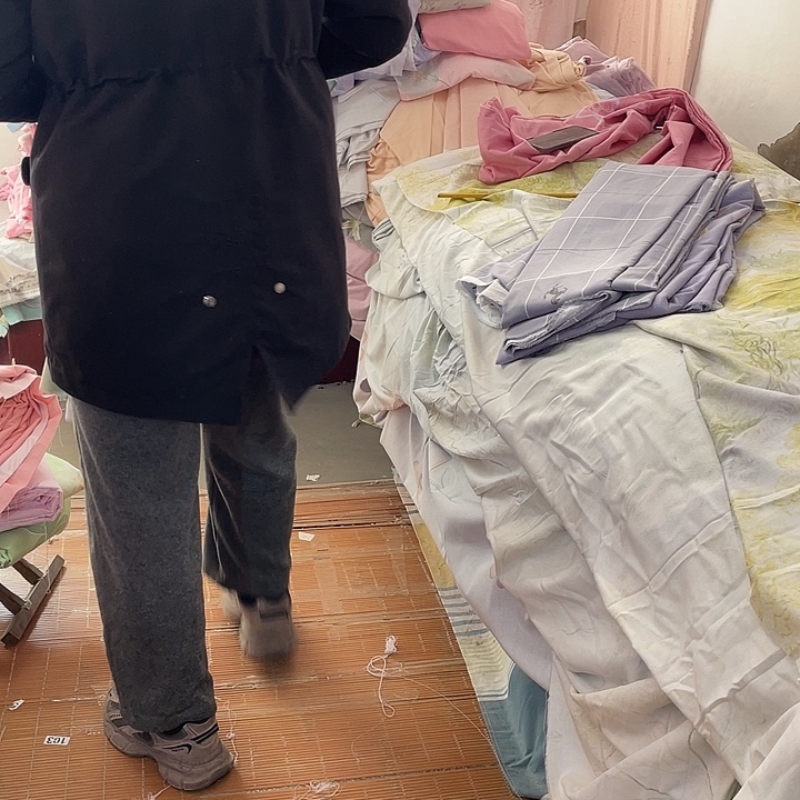 明***好莫代尔纤维长绒棉绿色太阳花4米