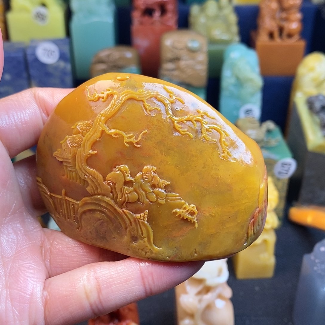 老挝石篆刻作品展