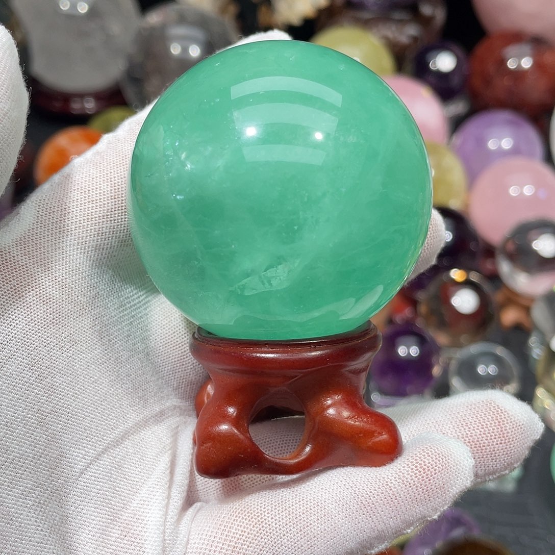 水晶珠宝半成品未镶嵌微瑕5.5