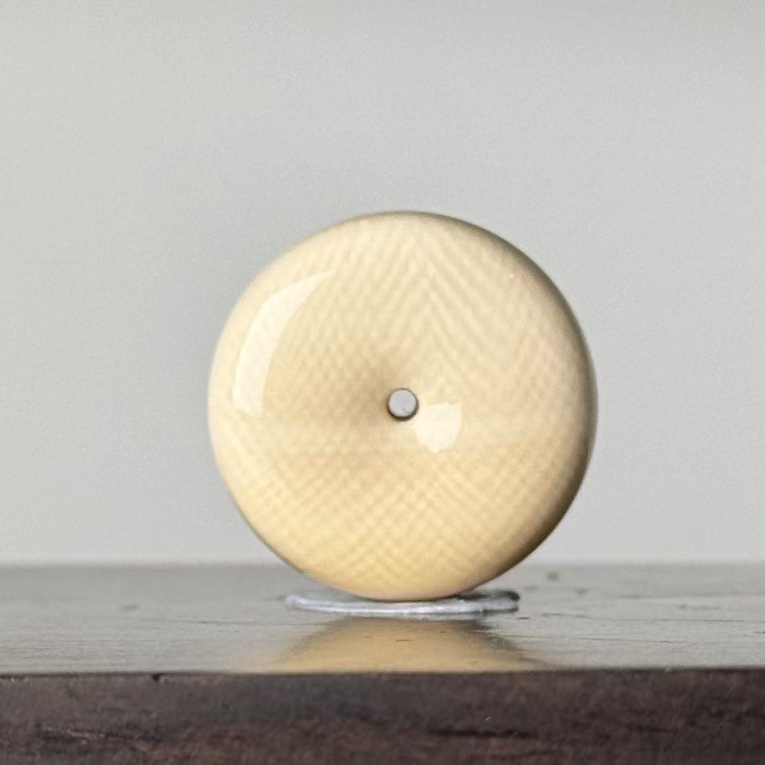 DEZHI/德志【5A平安扣】22*13.8mm8.3g全肉满纹猛犸吊坠绳Y370