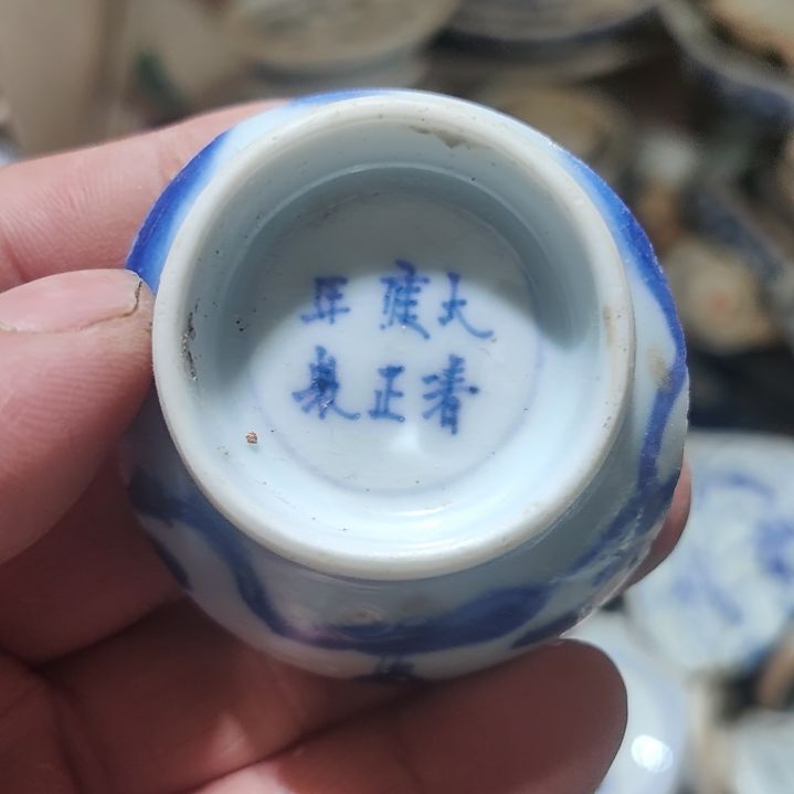 陶瓷手工茶杯摆件