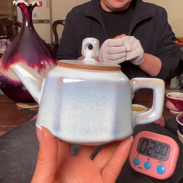 赵***云瓷片牛家钧窑牛自恒老师钧瓷