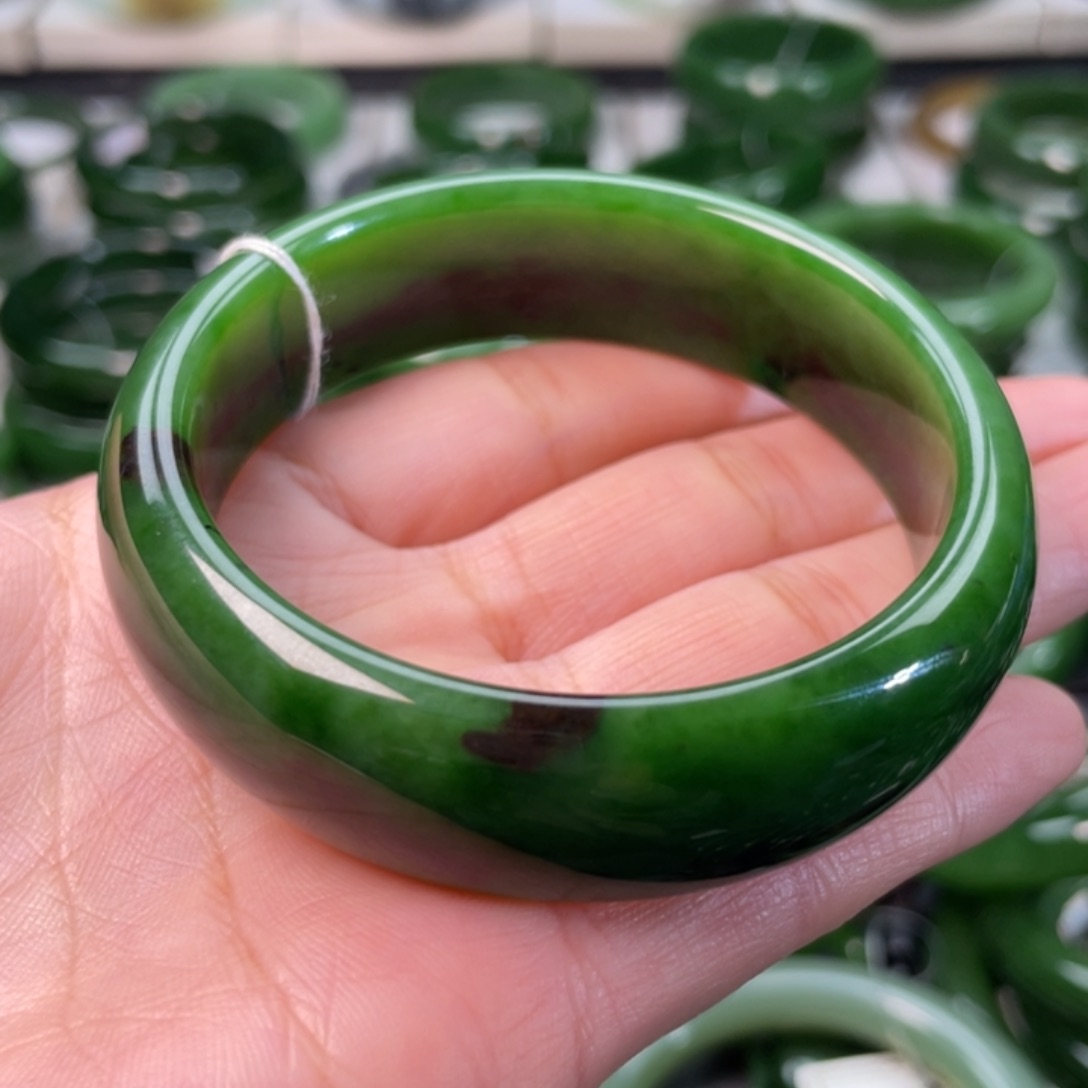 和田玉（碧玉）手镯未镶嵌