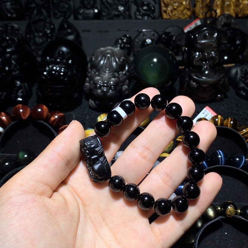 【闪购商品】未镶嵌黑曜岩珠宝奇石