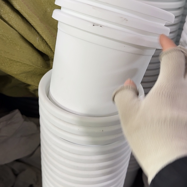 四季2#口径17白色6个无托