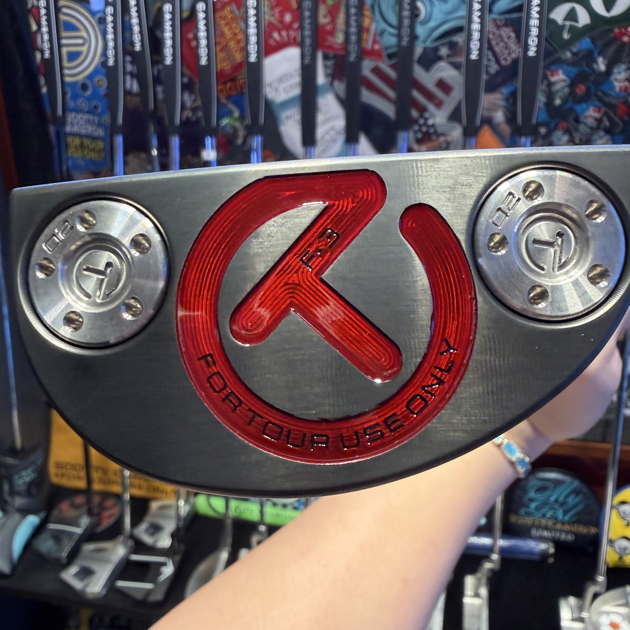 圈T F3黑头半圆推杆