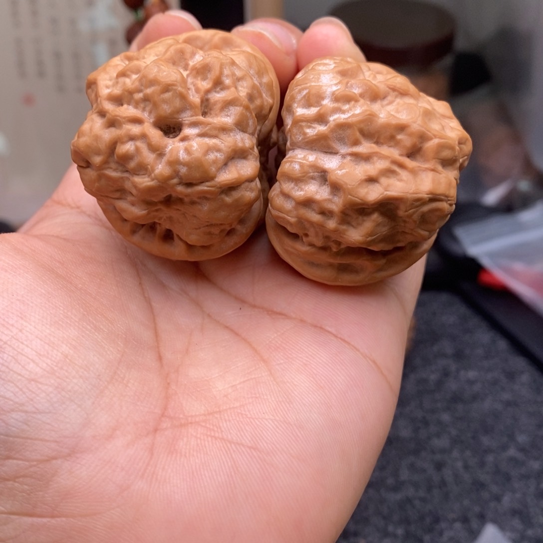 文玩核桃把件42蛤蟆头