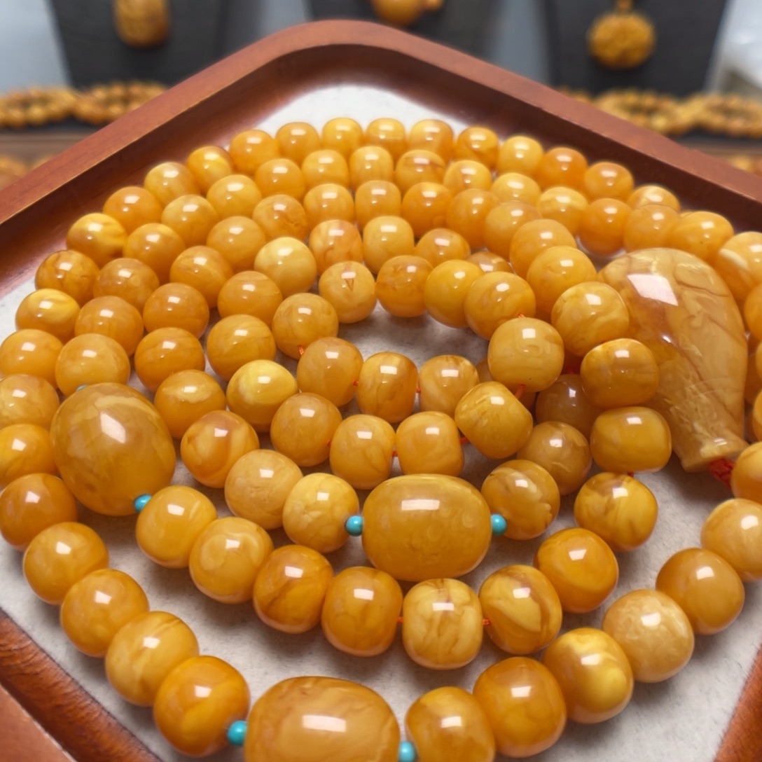 蜜蜡未镶嵌手链蜜蜡