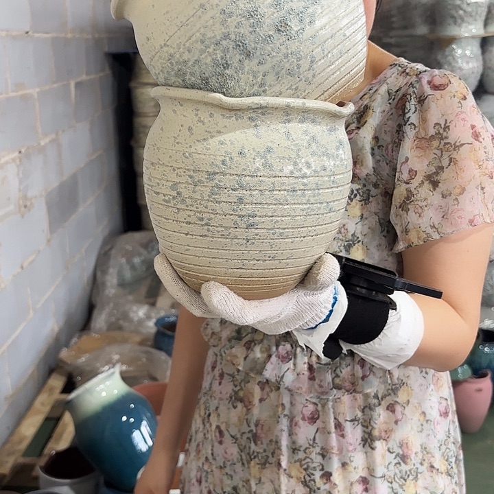 红陶瑕疵高15/15两个