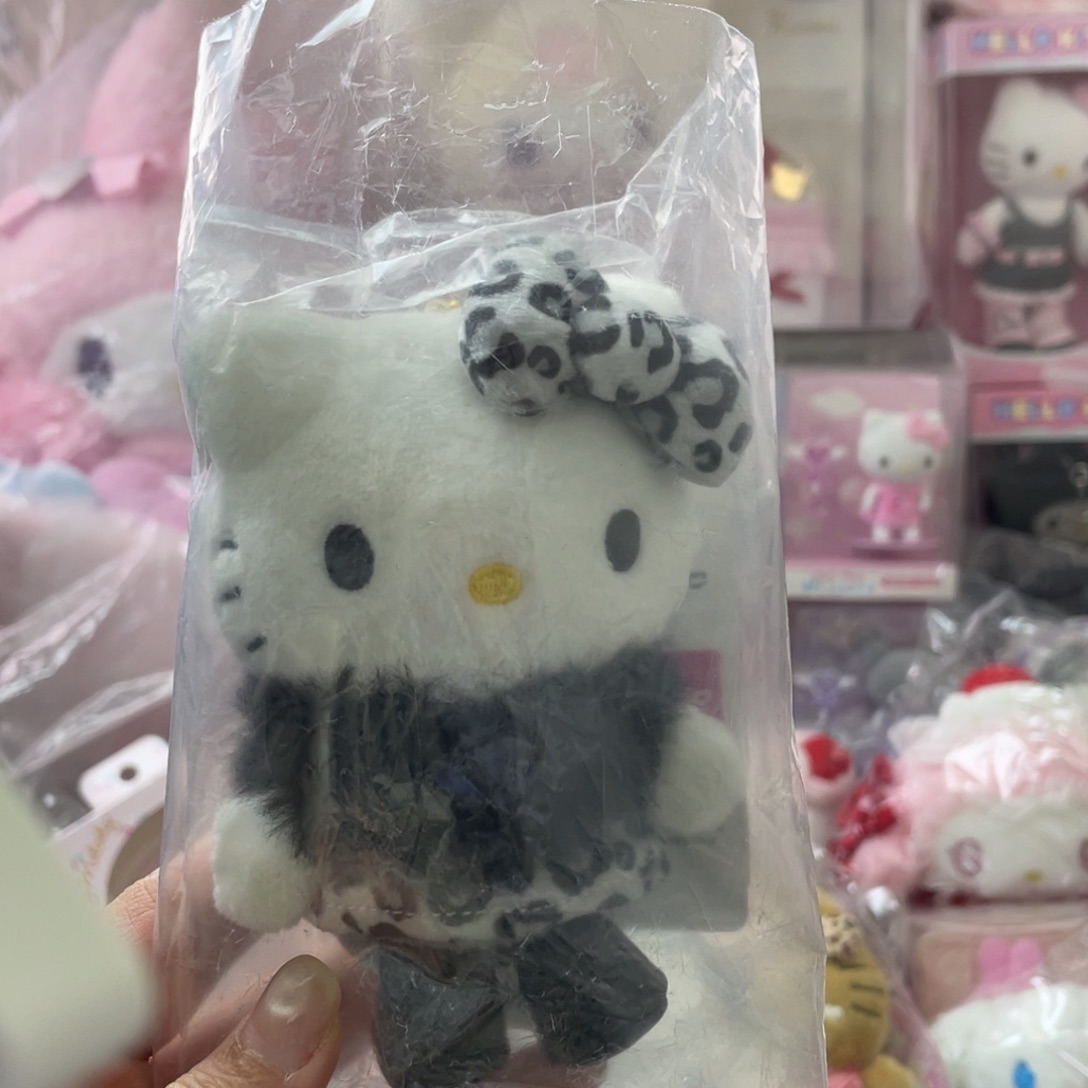 豹纹kitty黑色挂件