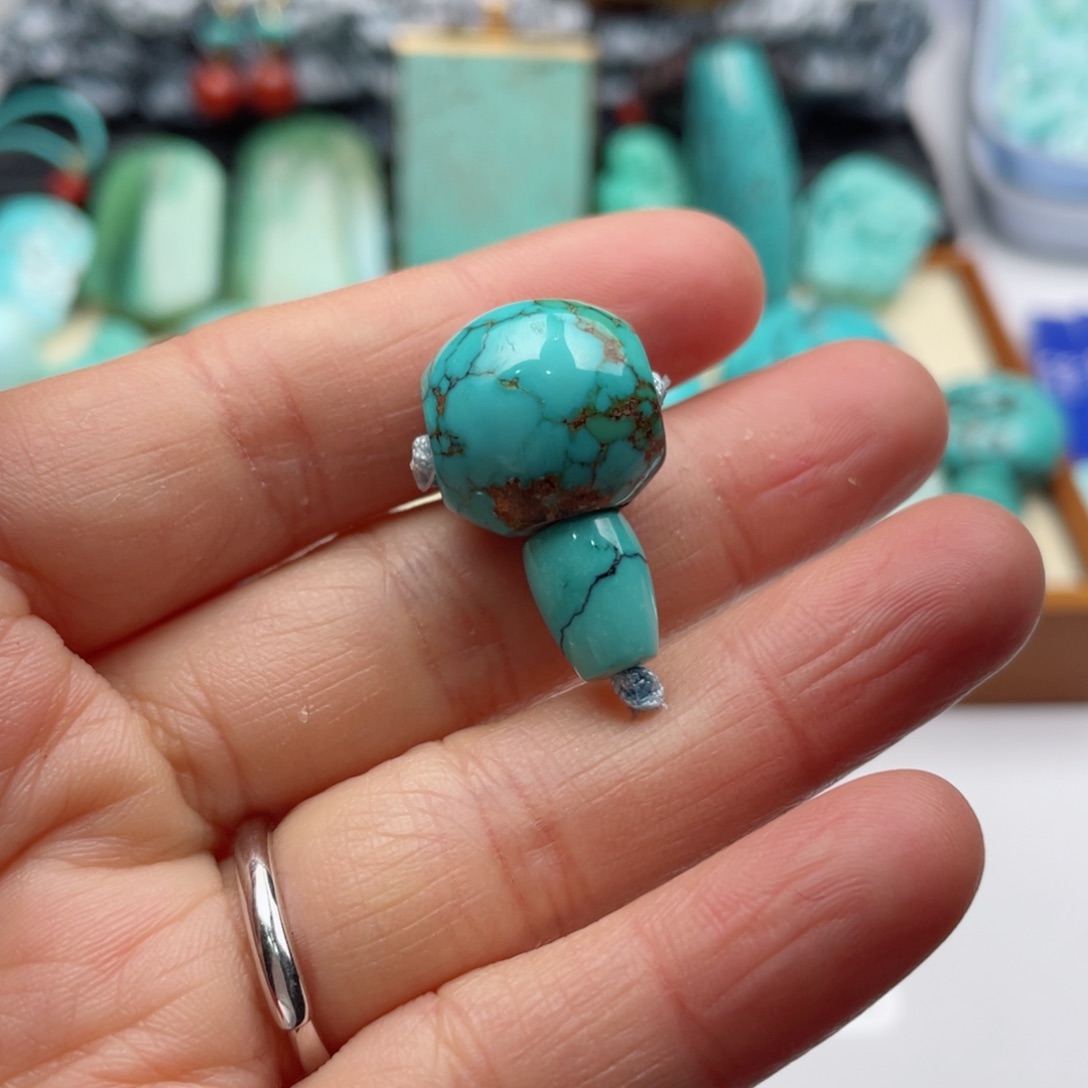 绿松石珠宝奇石未镶嵌