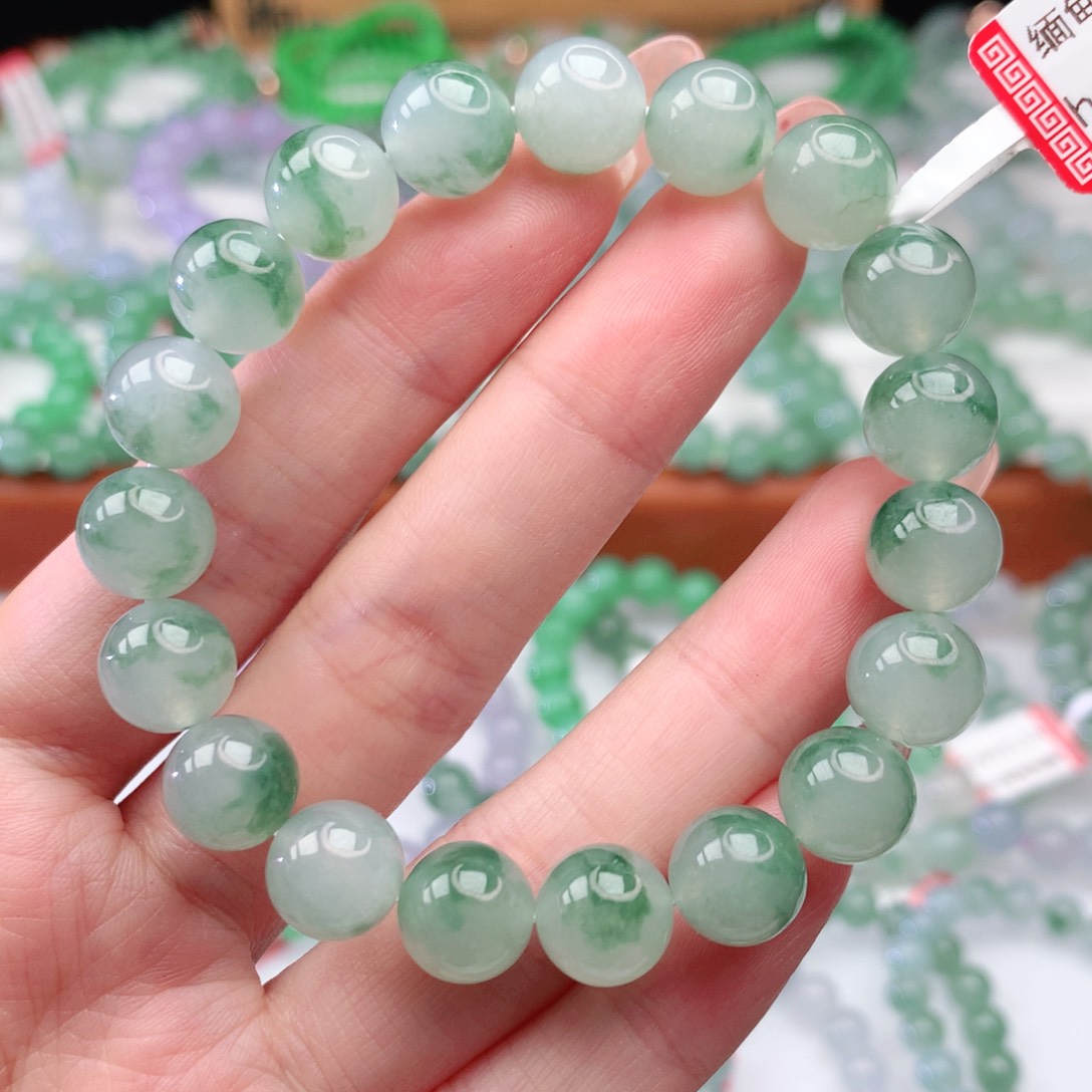 翡翠手链未镶嵌翡翠10mm
