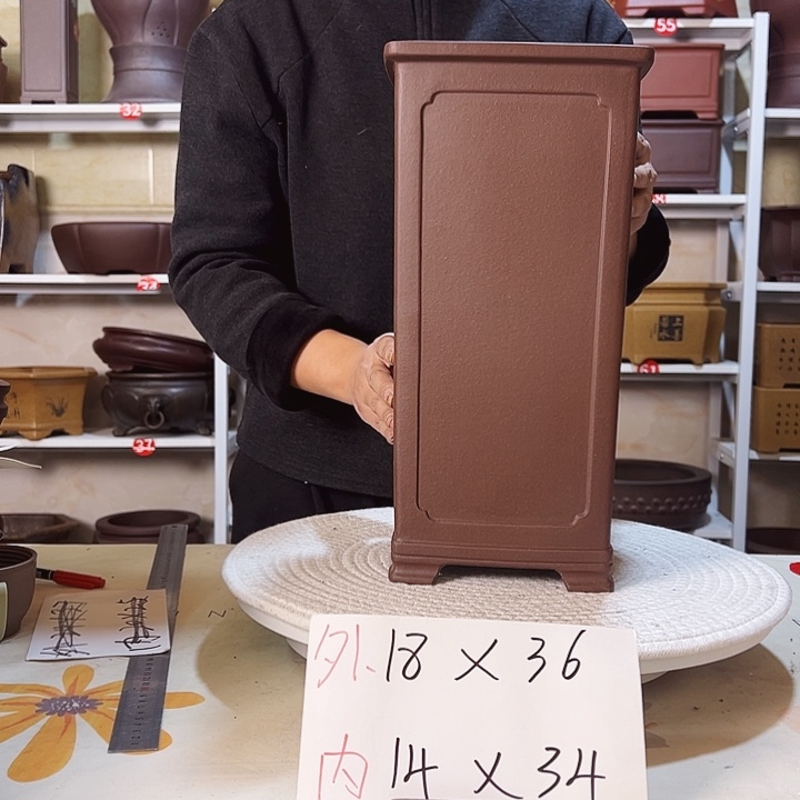 紫砂花盆紫砂花盆