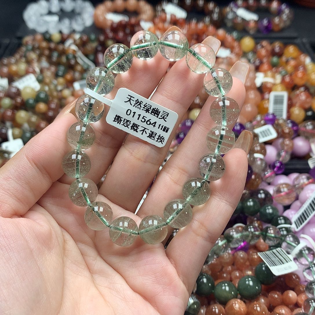 未镶嵌手链水晶强*仔，