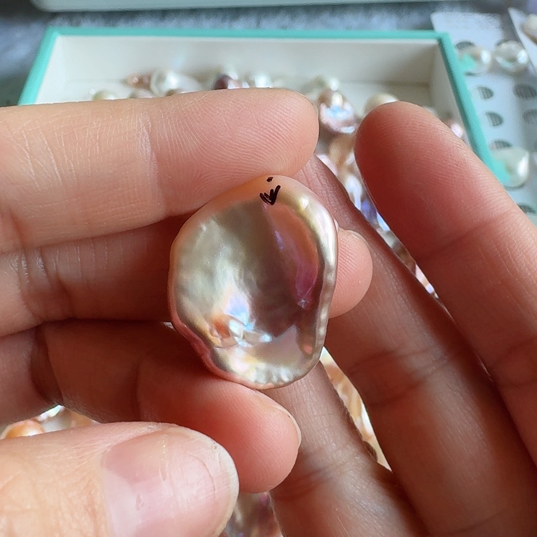 淡水珍珠颈饰银S925镶嵌