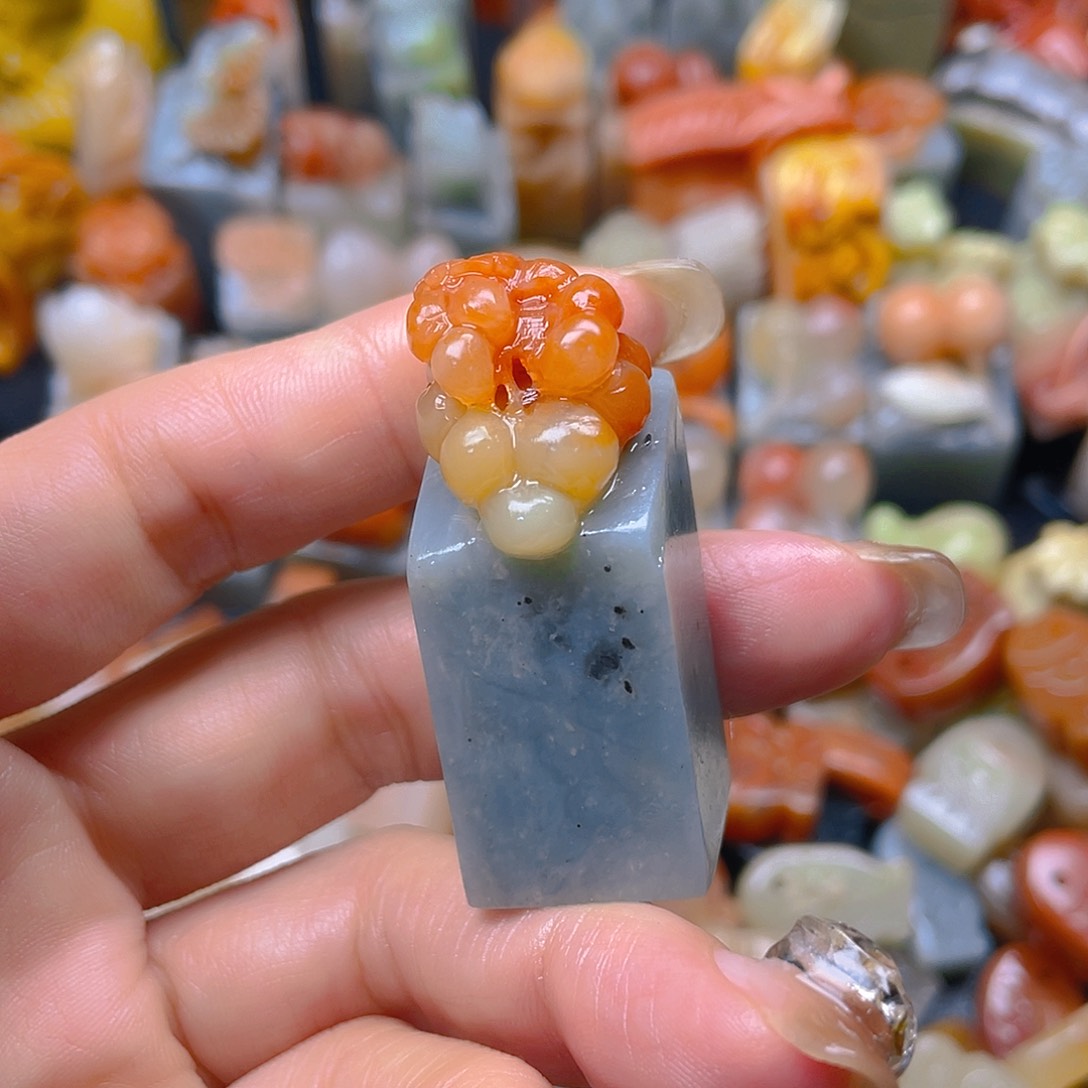 青田石印石纯手工