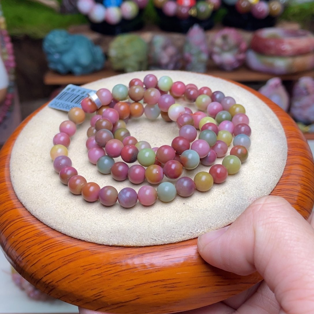 玛瑙/玉髓珠宝半成品未镶嵌盐源玛瑙多圈