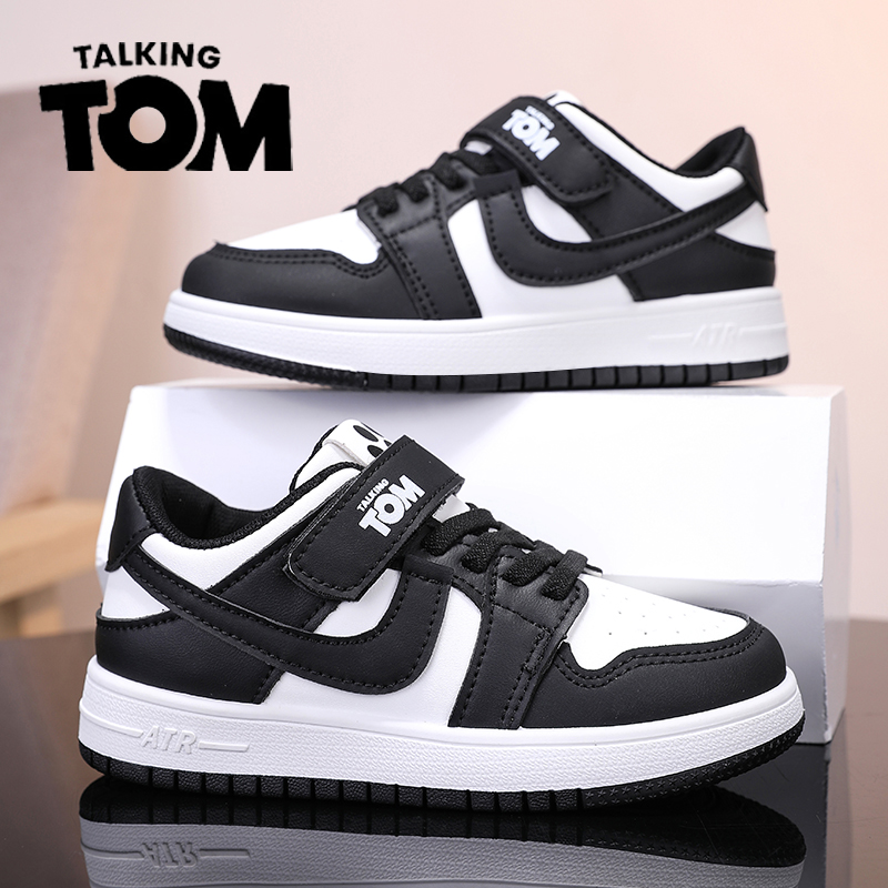 【汤姆猫】儿童防水防滑运动鞋秋款男女童软底6-12岁中大童皮面板鞋