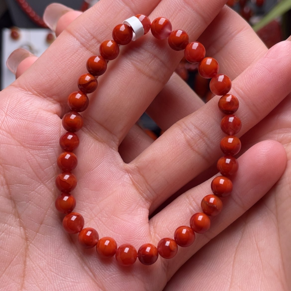 【闪购商品】南红玛瑙6➕手串未镶嵌