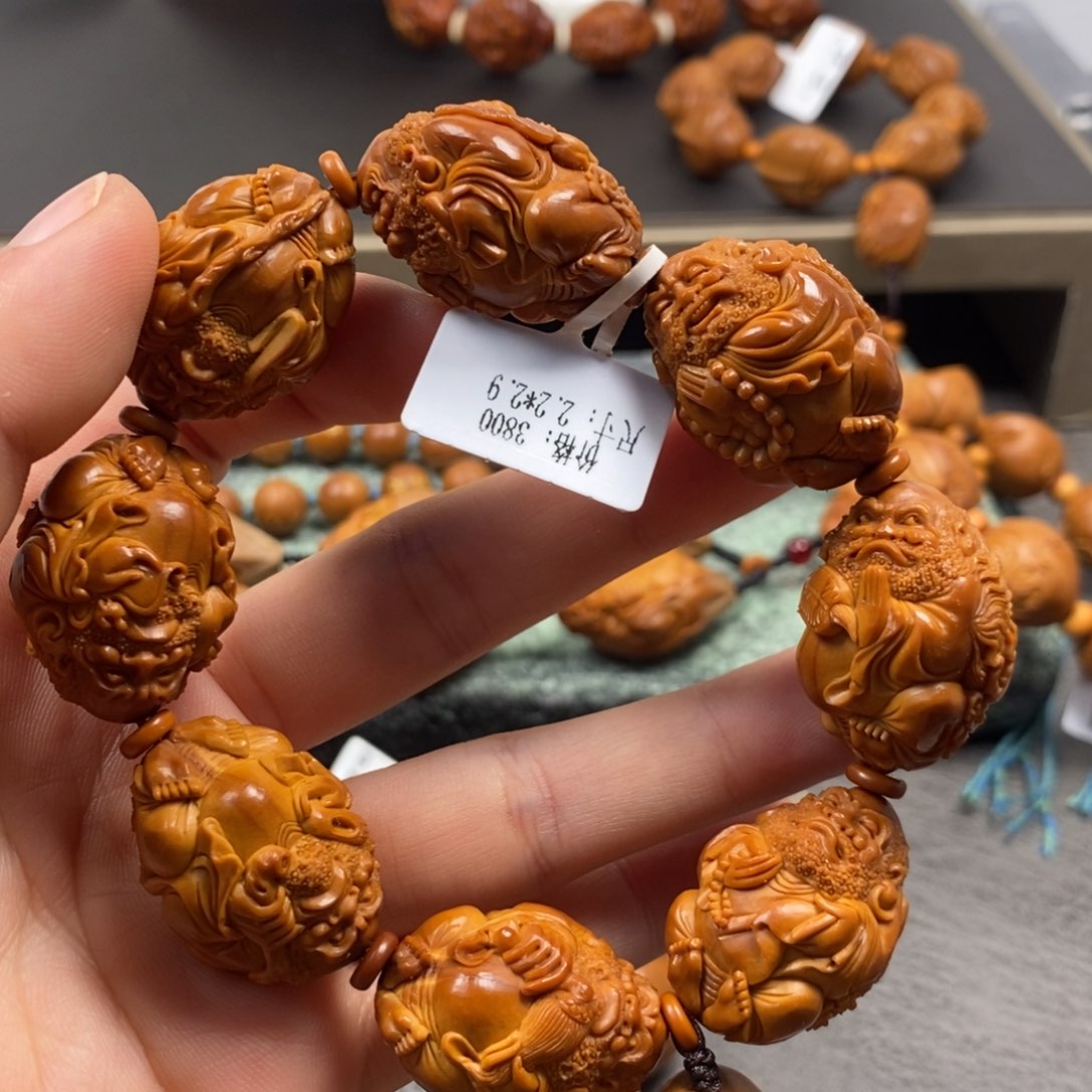 橄榄核手串/手链周派骑兽达摩2.2