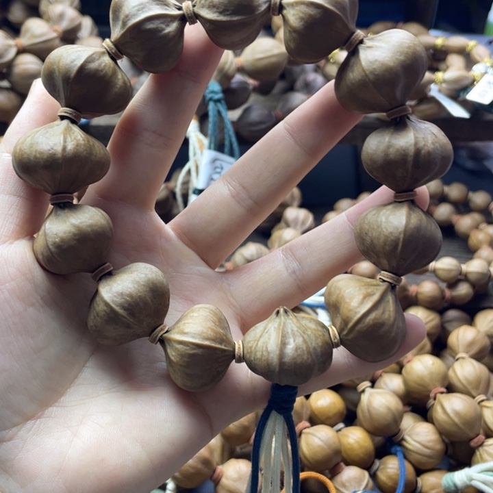 巴***斯手串/手链橄榄核广东铁四花25*22