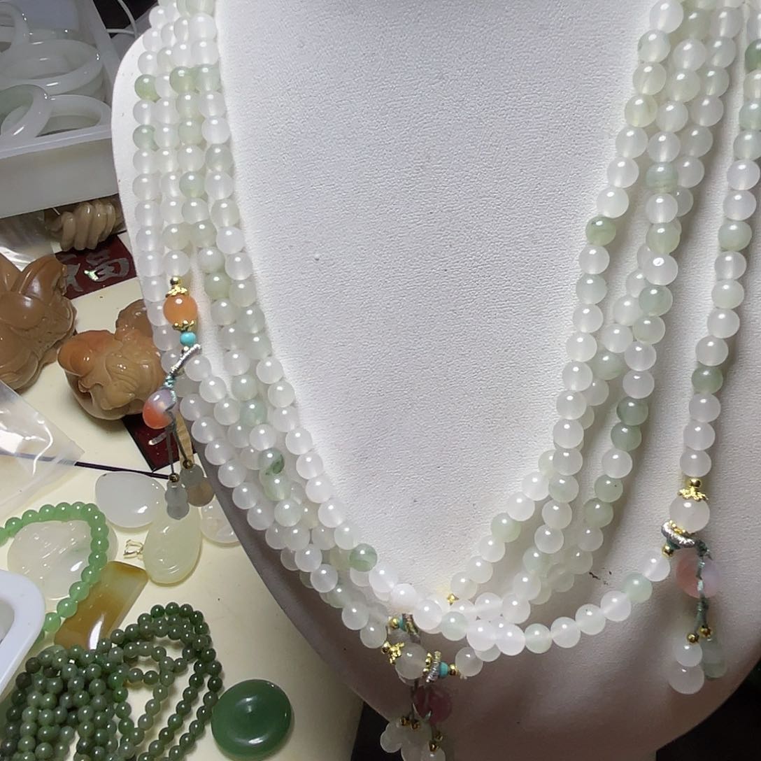 石英质玉手链未镶嵌