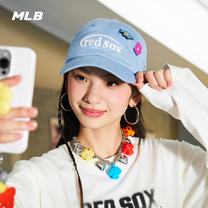 MLB官方 男女情侣JELLY CAP百搭休闲运动棒球帽25秋季新款CPV31